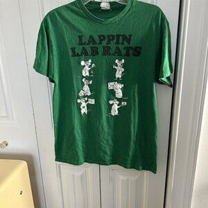 Morehead State University T Shirt Lappin Lab Rats Chemistry Club Green Medium